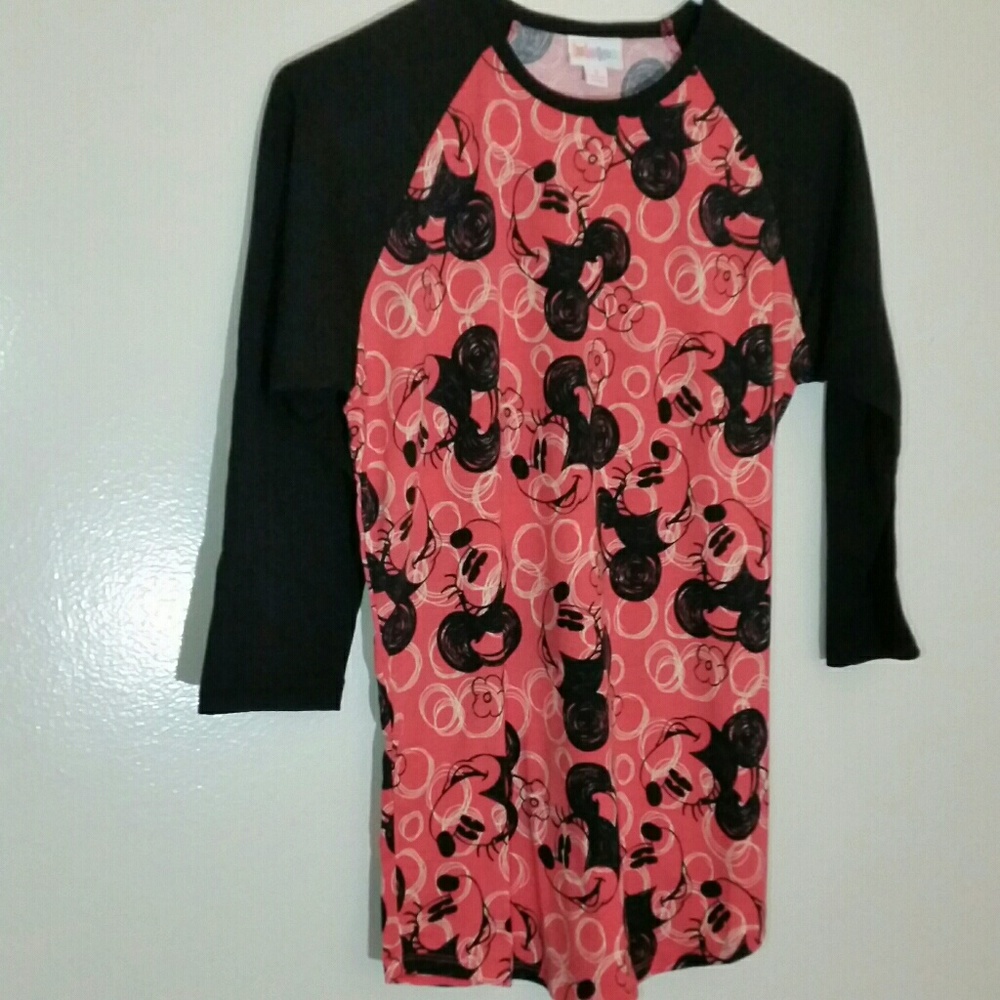 LuLaRoe Minnie Mouse jersey tee